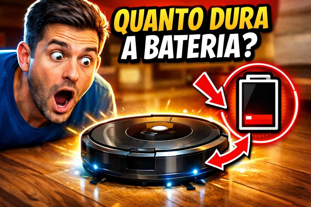 QUANTO DURA A BATERIA DO ROBO ASPIRADOR