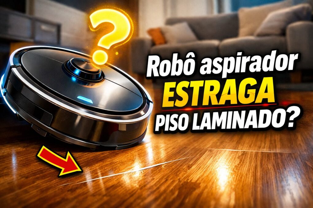 Robô aspirador estraga piso laminado?
