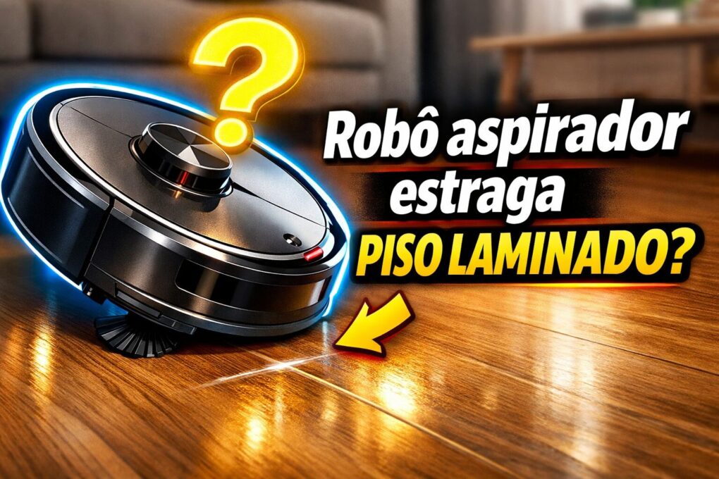 Robo aspirador estraga piso