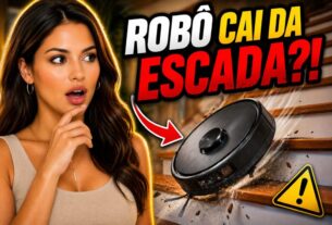 Robô Aspirador Cai da Escada