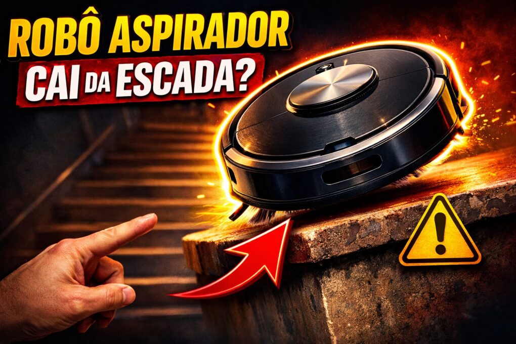 Robô Aspirador Cai da Escada? Entenda Como Funciona a Proteção Antiescada 1 Robô Aspirador Cai da Escada?