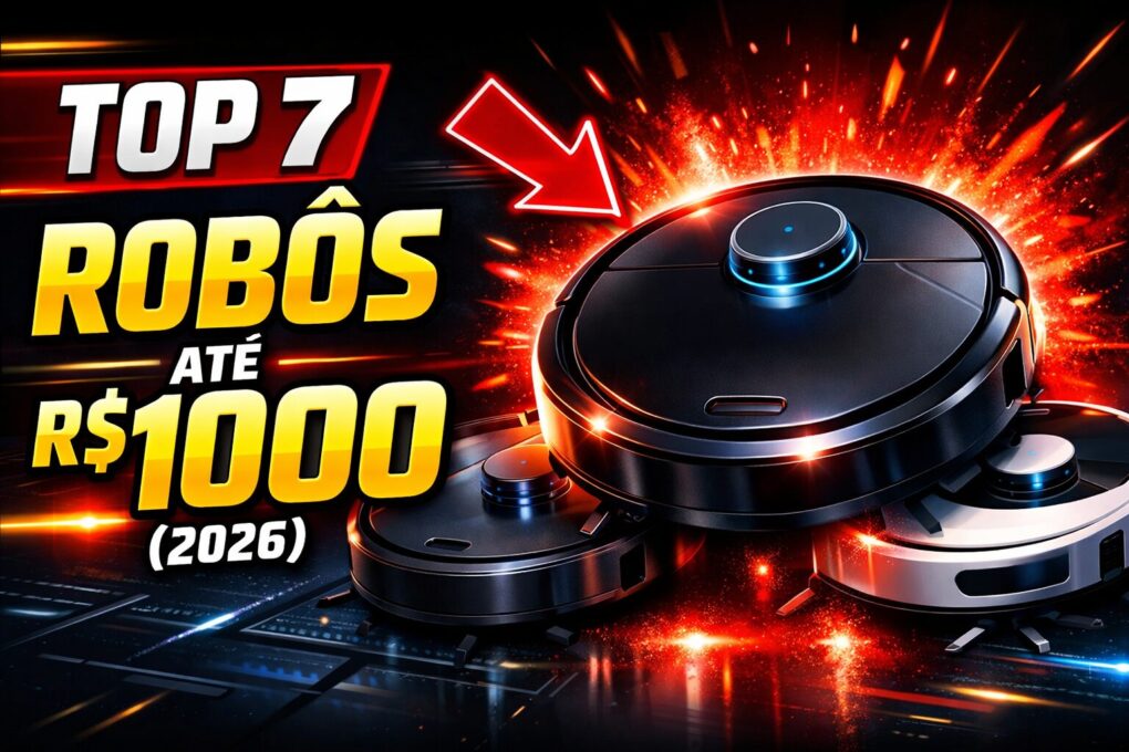 Robô Aspirador até R$1000: 7 Melhores em 2026 1 Robô Aspirador até R$1000: 7 Melhores em 2026