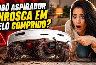 Robô aspirador enrosca em pelo comprido?