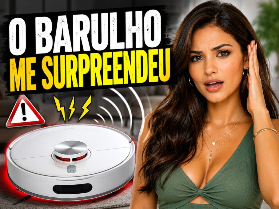 Robô aspirador faz muito barulho