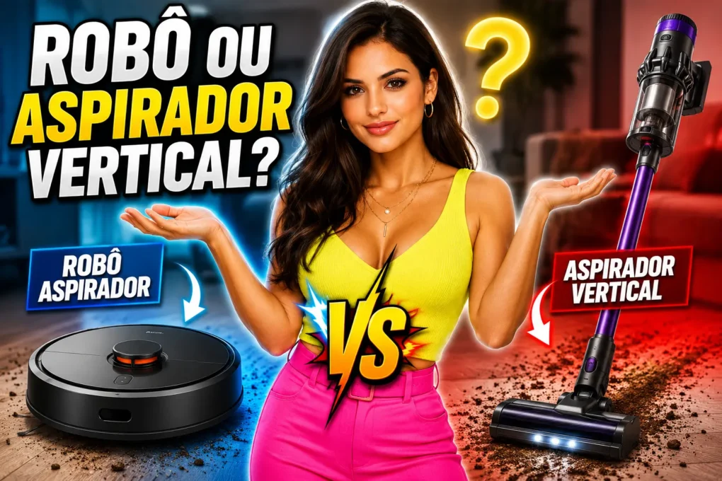 Robô aspirador substitui aspirador vertical? Descubra a verdade 1 Robô aspirador substitui aspirador vertical